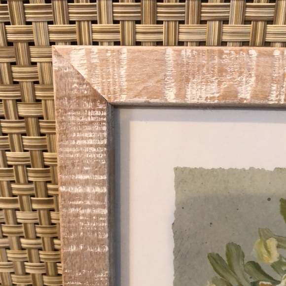 Wood Framed Spring Floral Bouquet In Vase Picture - Picture 8 of 12